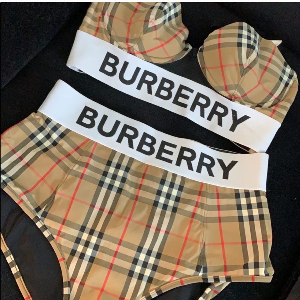 Burberry swimsuit TOP ONLY